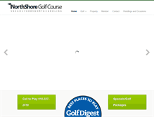 Tablet Screenshot of northshoregolfcoursenc.com